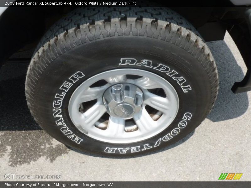 Oxford White / Medium Dark Flint 2008 Ford Ranger XL SuperCab 4x4