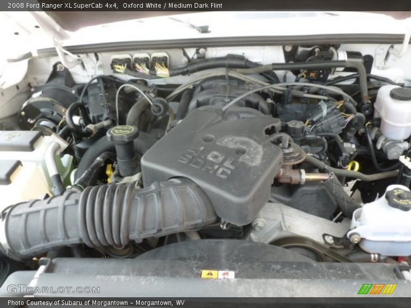 Oxford White / Medium Dark Flint 2008 Ford Ranger XL SuperCab 4x4