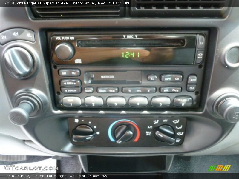 Oxford White / Medium Dark Flint 2008 Ford Ranger XL SuperCab 4x4