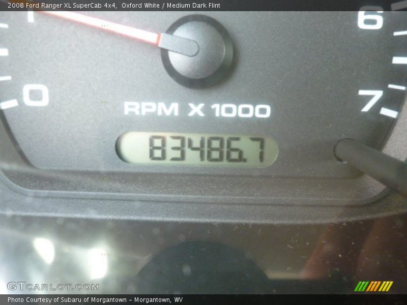 Oxford White / Medium Dark Flint 2008 Ford Ranger XL SuperCab 4x4