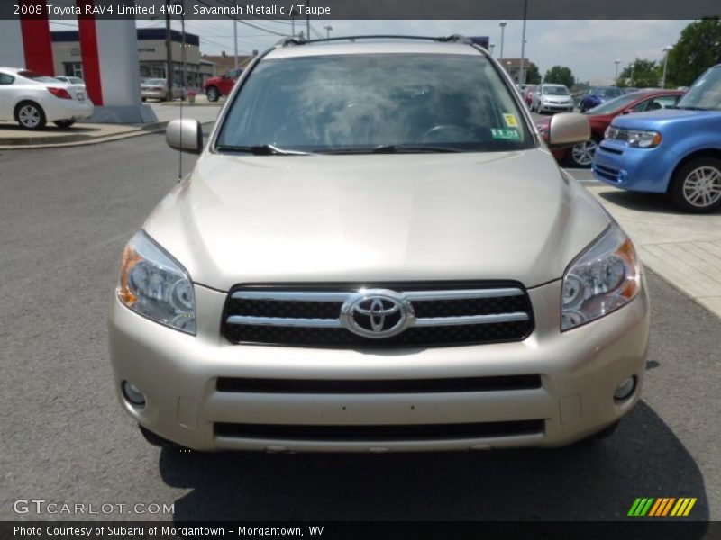 Savannah Metallic / Taupe 2008 Toyota RAV4 Limited 4WD