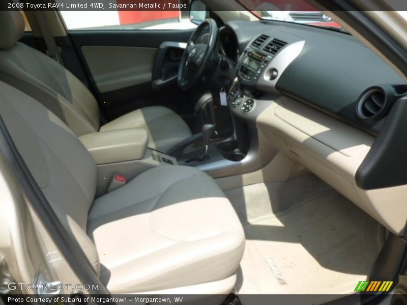 Savannah Metallic / Taupe 2008 Toyota RAV4 Limited 4WD