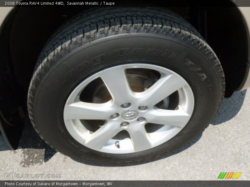Savannah Metallic / Taupe 2008 Toyota RAV4 Limited 4WD