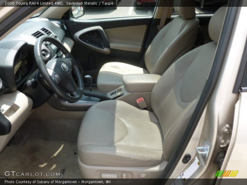 Savannah Metallic / Taupe 2008 Toyota RAV4 Limited 4WD