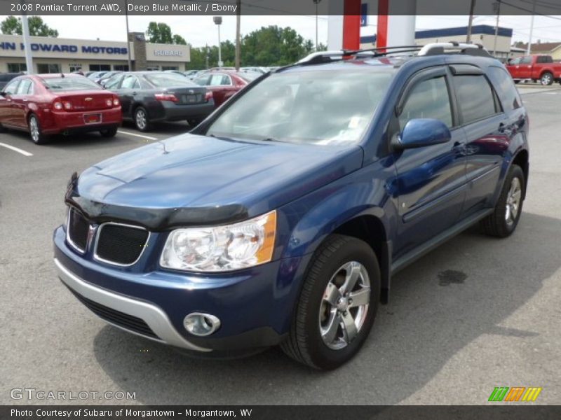 Deep Blue Metallic / Ebony 2008 Pontiac Torrent AWD