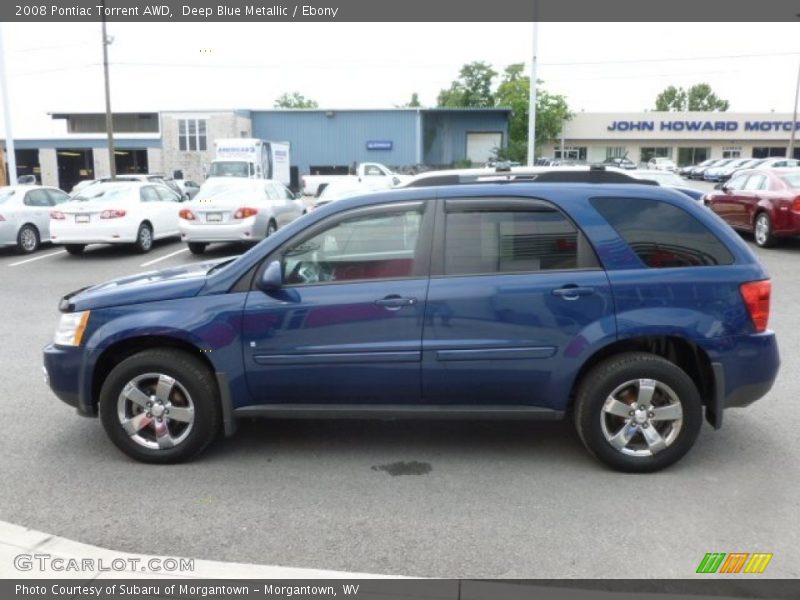 Deep Blue Metallic / Ebony 2008 Pontiac Torrent AWD