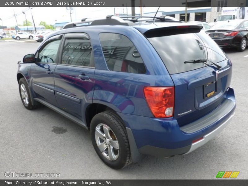 Deep Blue Metallic / Ebony 2008 Pontiac Torrent AWD