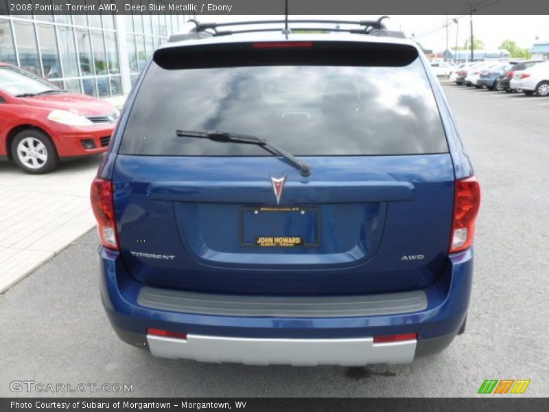 Deep Blue Metallic / Ebony 2008 Pontiac Torrent AWD