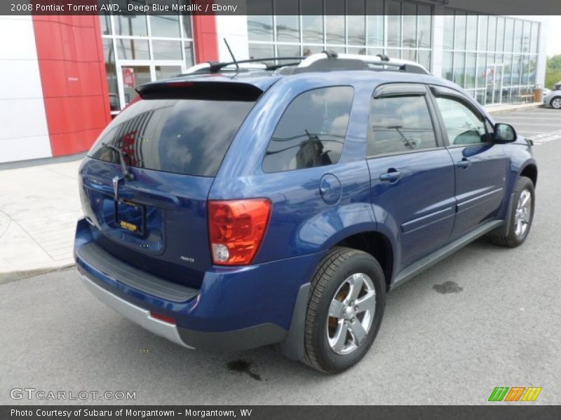 Deep Blue Metallic / Ebony 2008 Pontiac Torrent AWD
