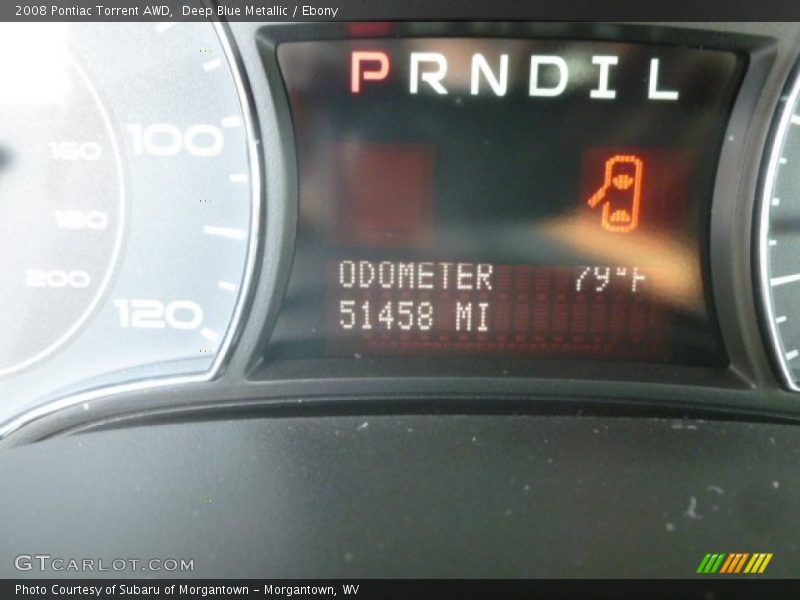 Deep Blue Metallic / Ebony 2008 Pontiac Torrent AWD