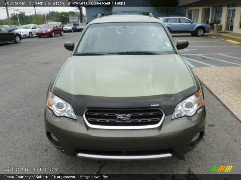 Willow Green Opalescent / Taupe 2006 Subaru Outback 2.5i Wagon