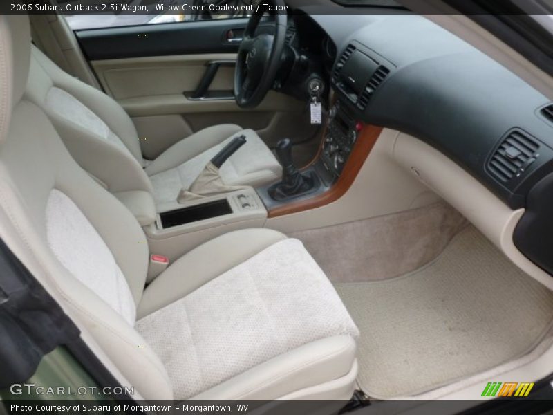Willow Green Opalescent / Taupe 2006 Subaru Outback 2.5i Wagon