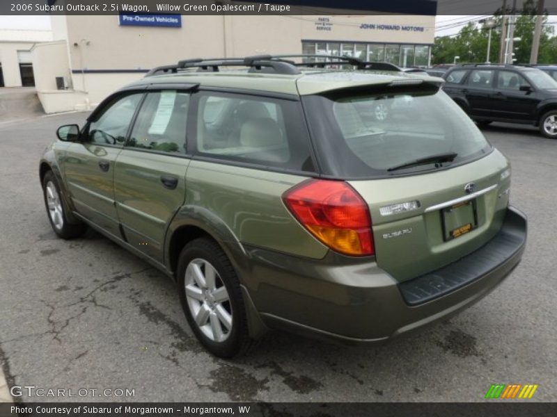 Willow Green Opalescent / Taupe 2006 Subaru Outback 2.5i Wagon