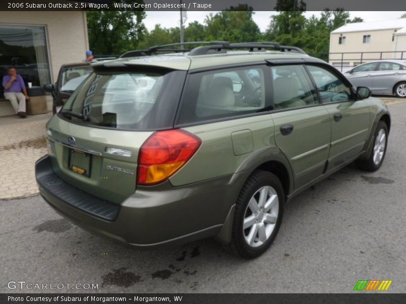 Willow Green Opalescent / Taupe 2006 Subaru Outback 2.5i Wagon
