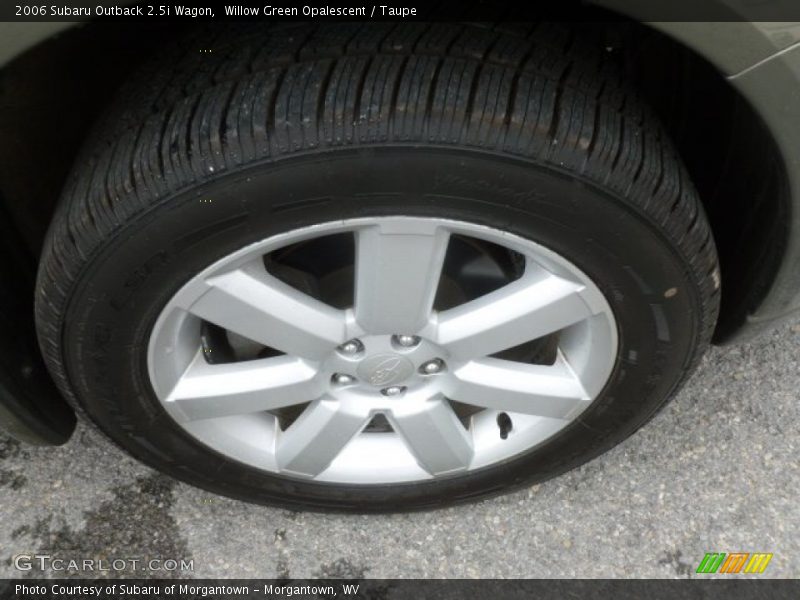 Willow Green Opalescent / Taupe 2006 Subaru Outback 2.5i Wagon