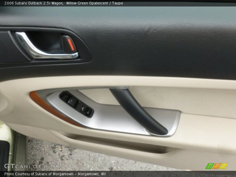 Willow Green Opalescent / Taupe 2006 Subaru Outback 2.5i Wagon