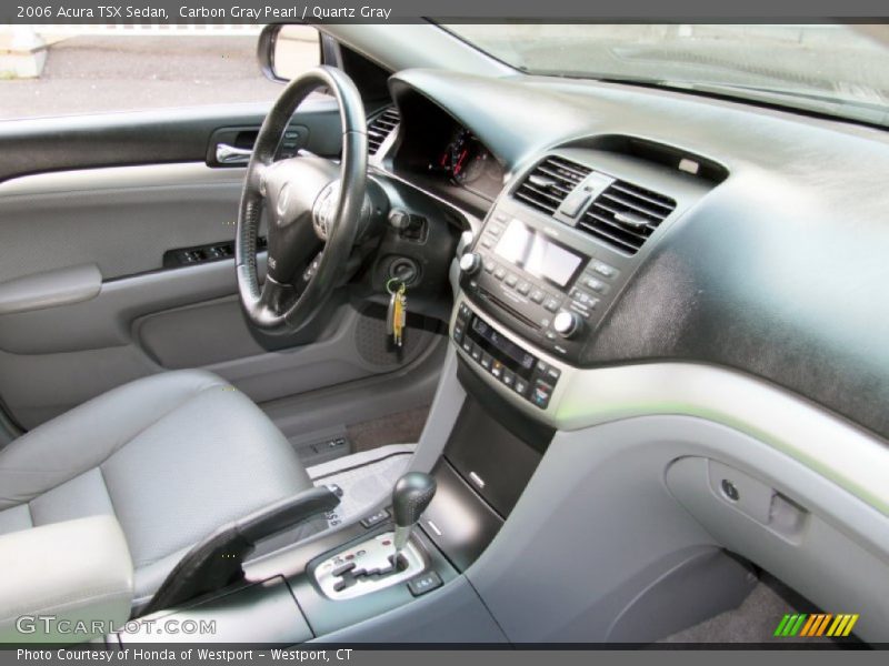 Carbon Gray Pearl / Quartz Gray 2006 Acura TSX Sedan