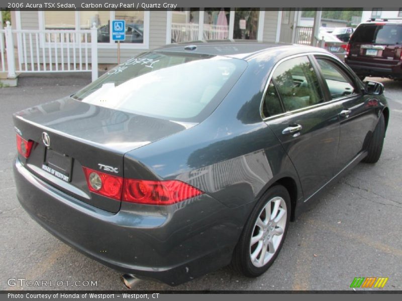 Carbon Gray Pearl / Quartz Gray 2006 Acura TSX Sedan