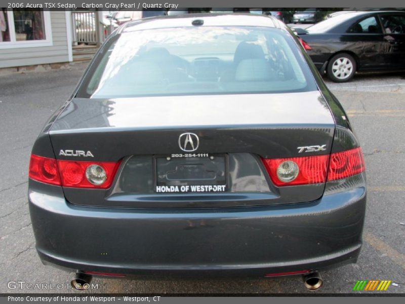 Carbon Gray Pearl / Quartz Gray 2006 Acura TSX Sedan