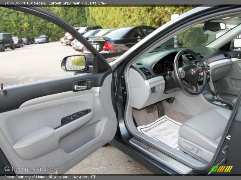 Carbon Gray Pearl / Quartz Gray 2006 Acura TSX Sedan