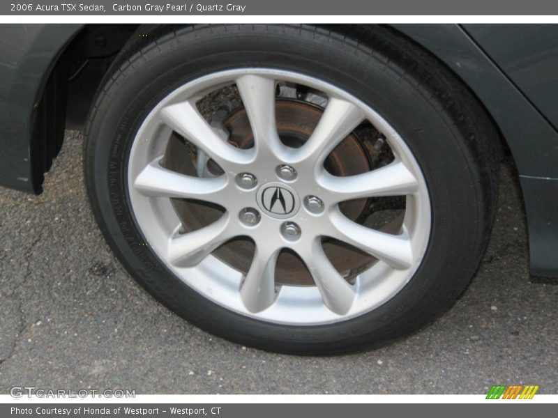 Carbon Gray Pearl / Quartz Gray 2006 Acura TSX Sedan