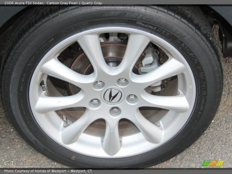 Carbon Gray Pearl / Quartz Gray 2006 Acura TSX Sedan