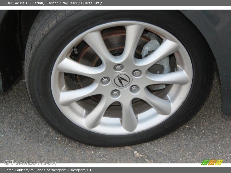 Carbon Gray Pearl / Quartz Gray 2006 Acura TSX Sedan