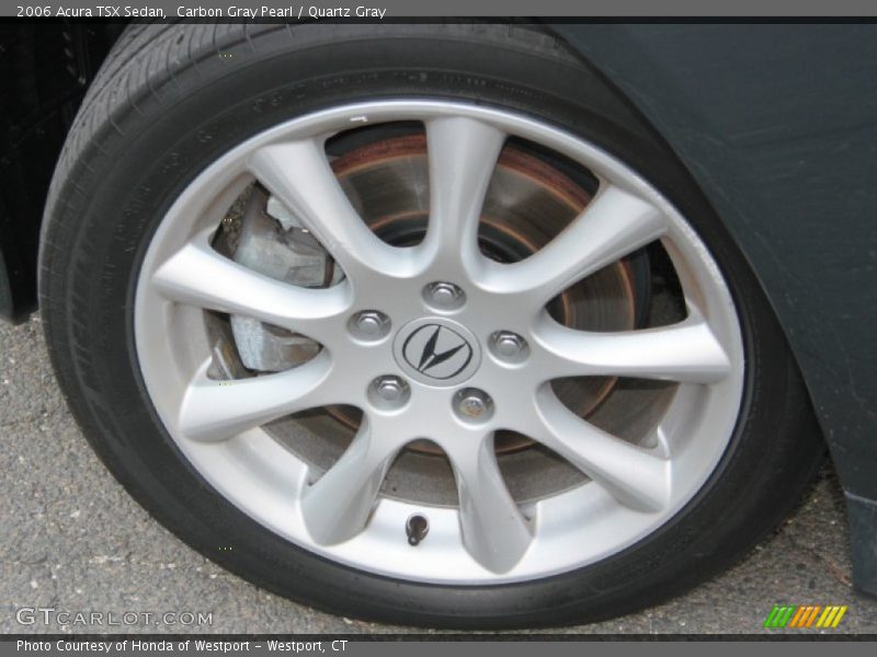 Carbon Gray Pearl / Quartz Gray 2006 Acura TSX Sedan