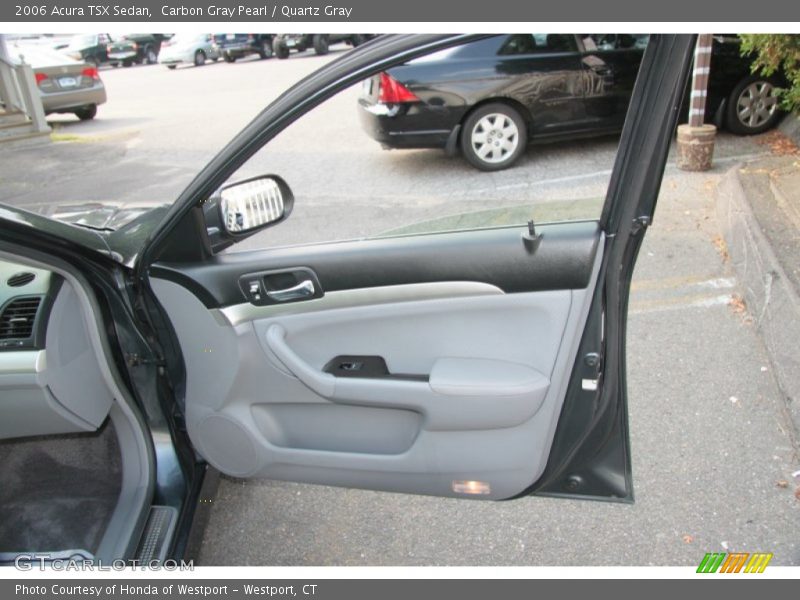 Carbon Gray Pearl / Quartz Gray 2006 Acura TSX Sedan