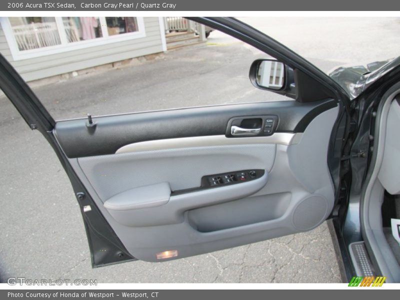 Carbon Gray Pearl / Quartz Gray 2006 Acura TSX Sedan