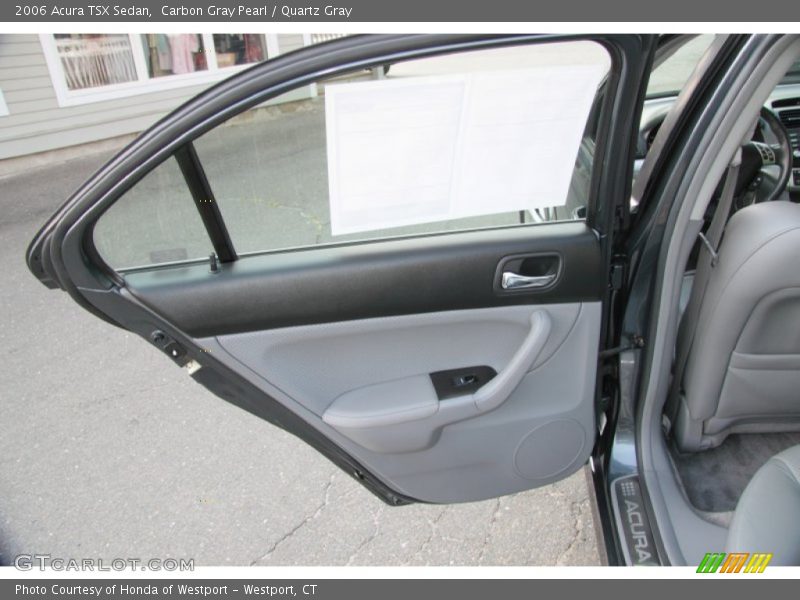 Carbon Gray Pearl / Quartz Gray 2006 Acura TSX Sedan