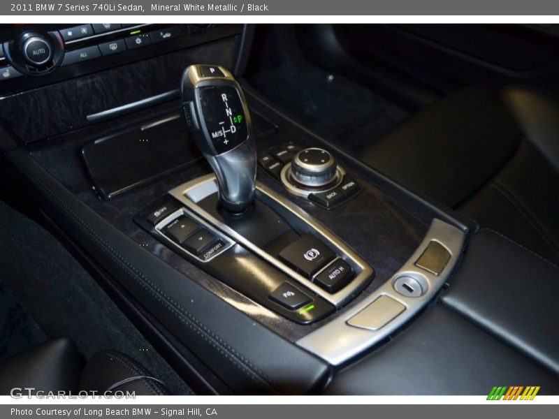 Mineral White Metallic / Black 2011 BMW 7 Series 740Li Sedan