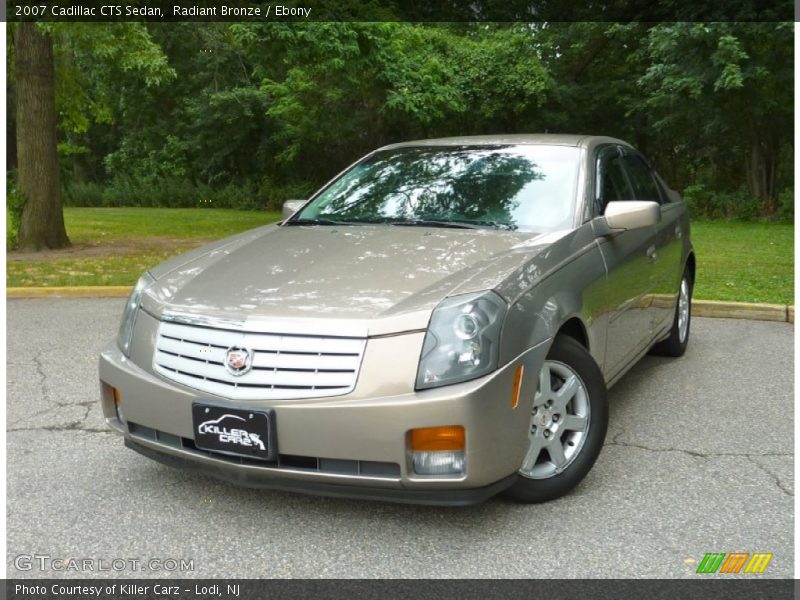 Radiant Bronze / Ebony 2007 Cadillac CTS Sedan