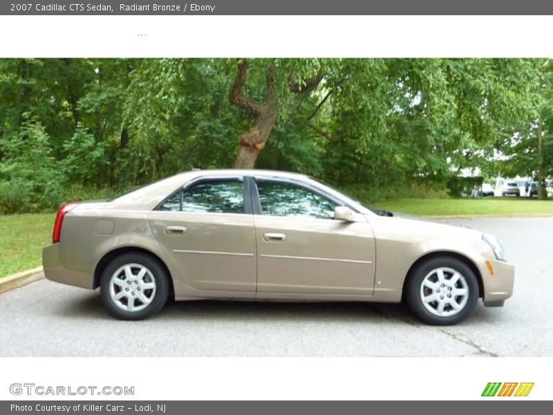 Radiant Bronze / Ebony 2007 Cadillac CTS Sedan