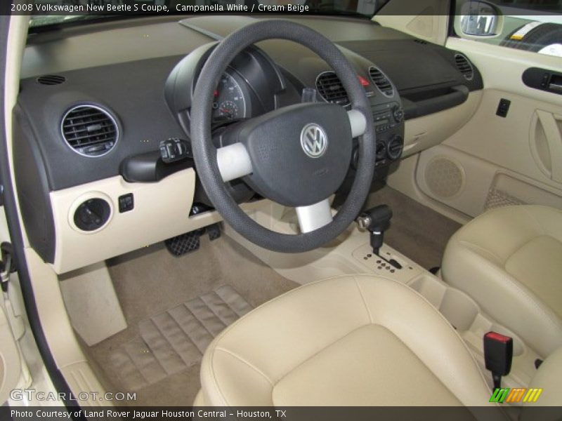 Campanella White / Cream Beige 2008 Volkswagen New Beetle S Coupe