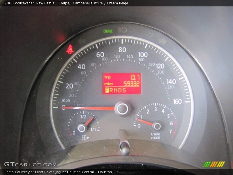 Campanella White / Cream Beige 2008 Volkswagen New Beetle S Coupe