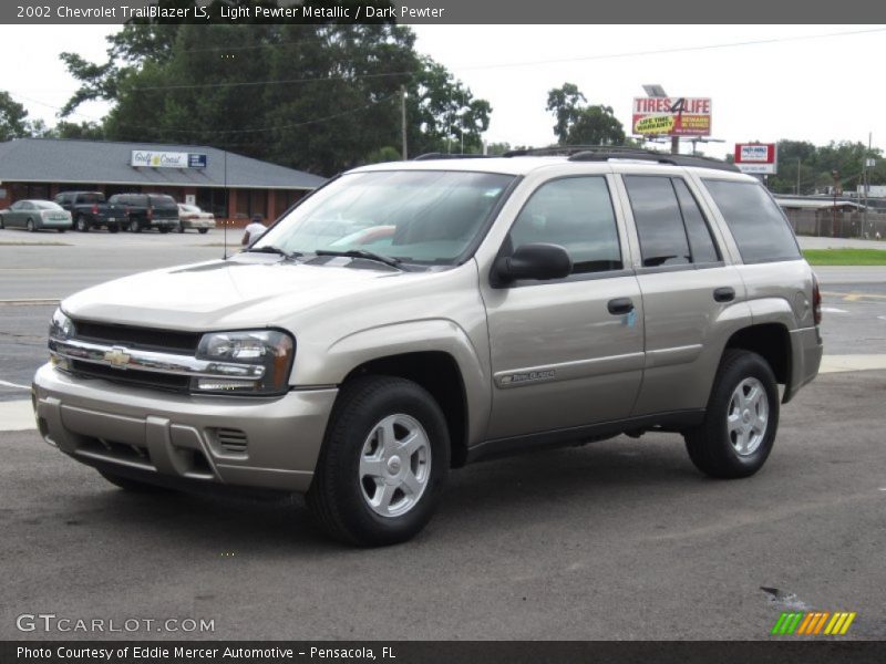 Light Pewter Metallic / Dark Pewter 2002 Chevrolet TrailBlazer LS