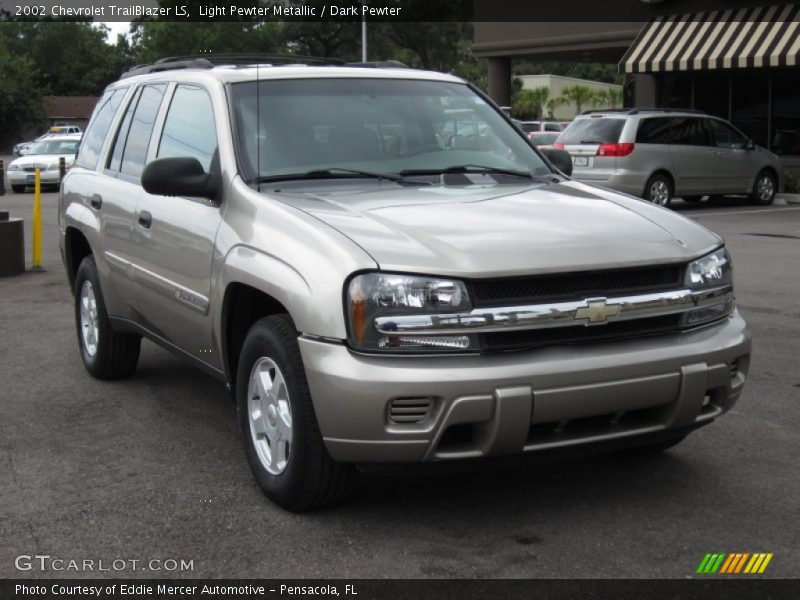 Light Pewter Metallic / Dark Pewter 2002 Chevrolet TrailBlazer LS