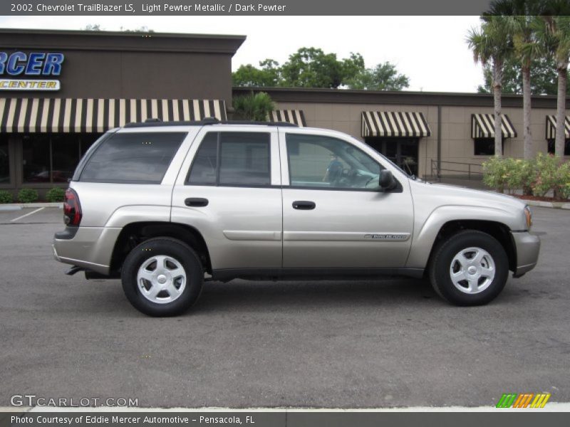 Light Pewter Metallic / Dark Pewter 2002 Chevrolet TrailBlazer LS