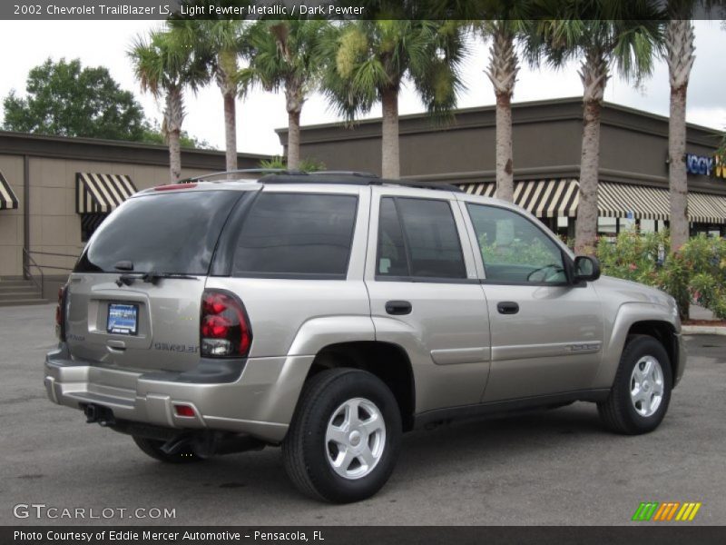 Light Pewter Metallic / Dark Pewter 2002 Chevrolet TrailBlazer LS