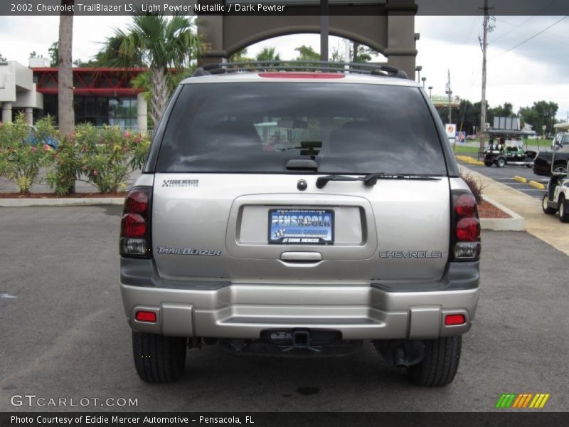 Light Pewter Metallic / Dark Pewter 2002 Chevrolet TrailBlazer LS