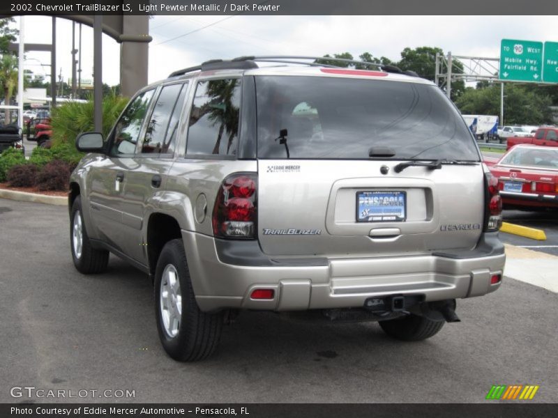 Light Pewter Metallic / Dark Pewter 2002 Chevrolet TrailBlazer LS