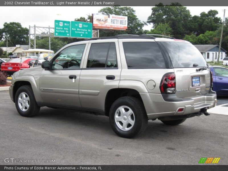 Light Pewter Metallic / Dark Pewter 2002 Chevrolet TrailBlazer LS