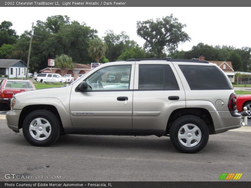 Light Pewter Metallic / Dark Pewter 2002 Chevrolet TrailBlazer LS
