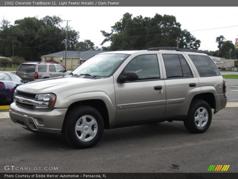 Light Pewter Metallic / Dark Pewter 2002 Chevrolet TrailBlazer LS