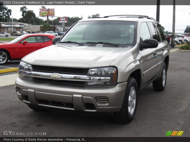Light Pewter Metallic / Dark Pewter 2002 Chevrolet TrailBlazer LS