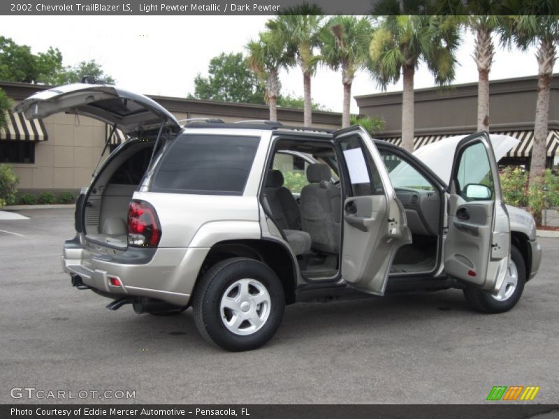 Light Pewter Metallic / Dark Pewter 2002 Chevrolet TrailBlazer LS