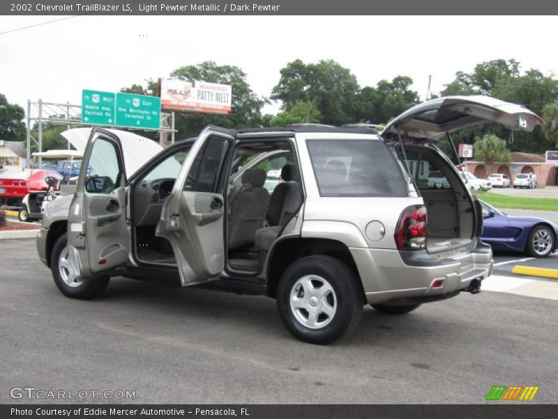 Light Pewter Metallic / Dark Pewter 2002 Chevrolet TrailBlazer LS