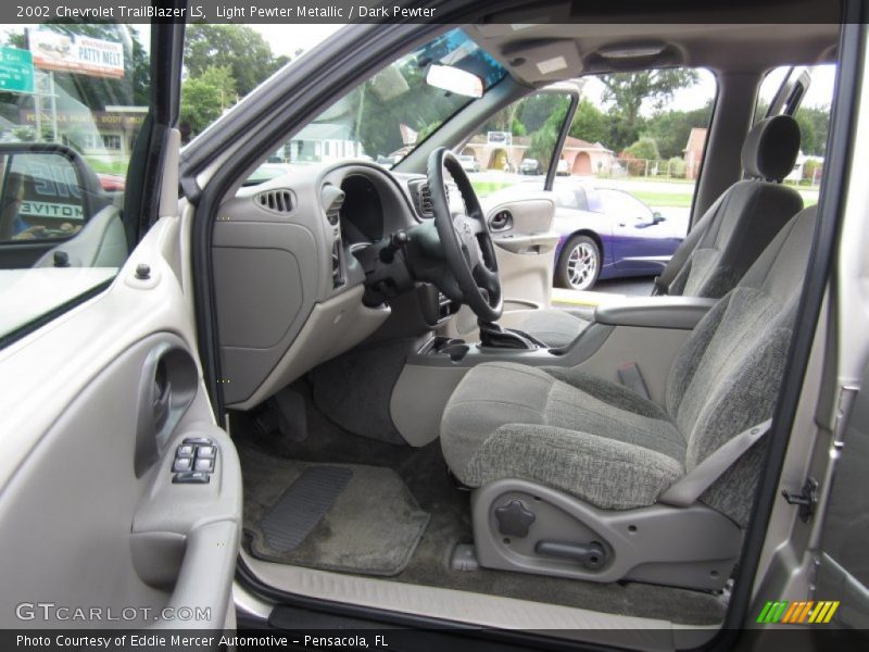 Light Pewter Metallic / Dark Pewter 2002 Chevrolet TrailBlazer LS