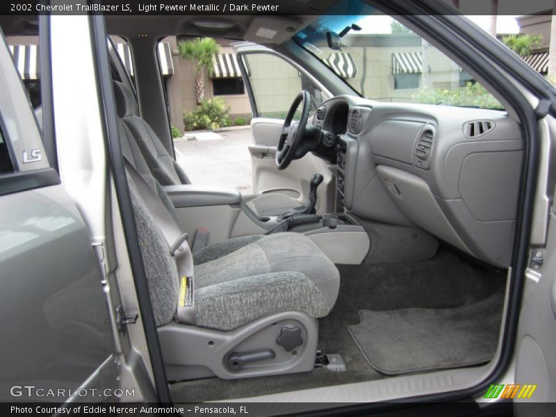 Light Pewter Metallic / Dark Pewter 2002 Chevrolet TrailBlazer LS